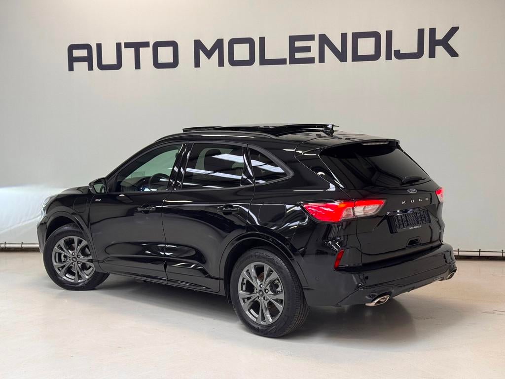 Ford Kuga 2.5 PHEV ST-Line Panoramadak / winterpak / camera, Auto's, Stof, Gebruikt, Zwart, Zwart