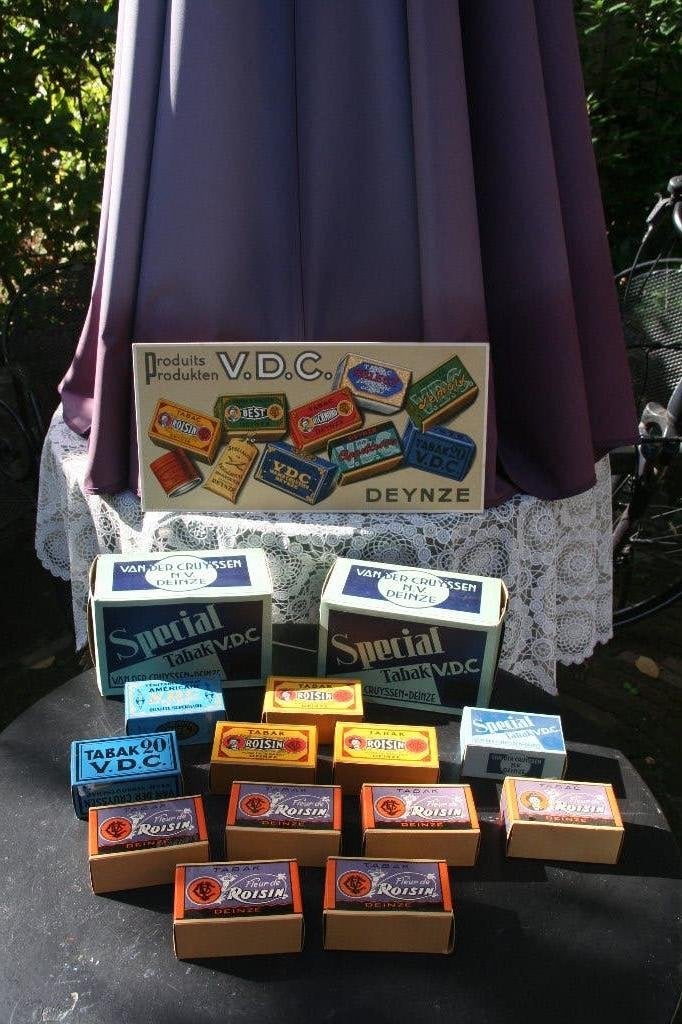 Van der Cruyssen NV Deynze, Ophalen of Verzenden, Gebruikt, Tabaksdoos of Verpakking