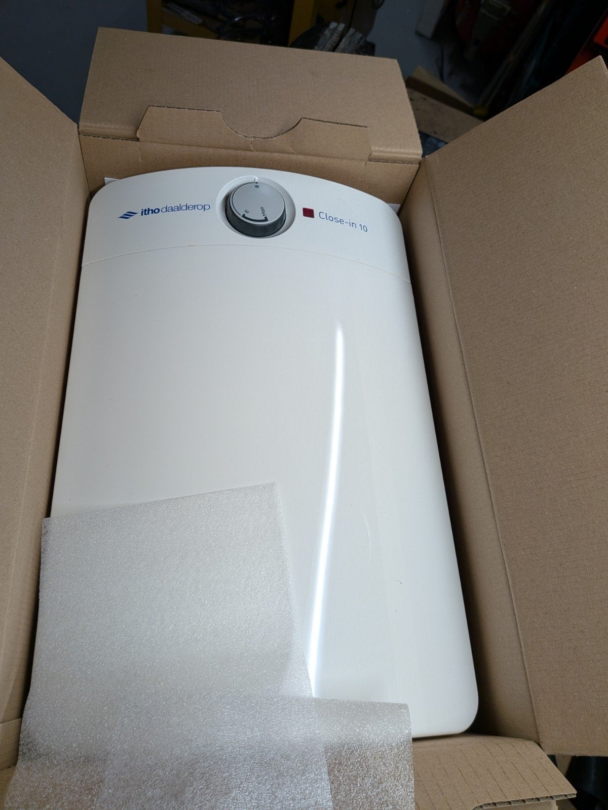 itho daalderop boiler 10 liter incl kraan en inlaatcombinati, Nieuw, Minder dan 20 liter, 3 t/m 5 jaar oud, Boiler