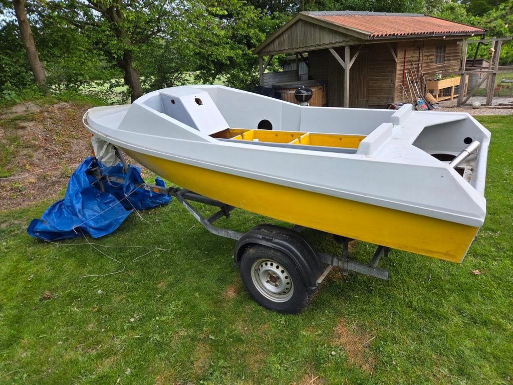Mulder & Rijke BRB Reddingsboot met trailer, Watersport en Boten, Vis- en Consoleboten, Ophalen