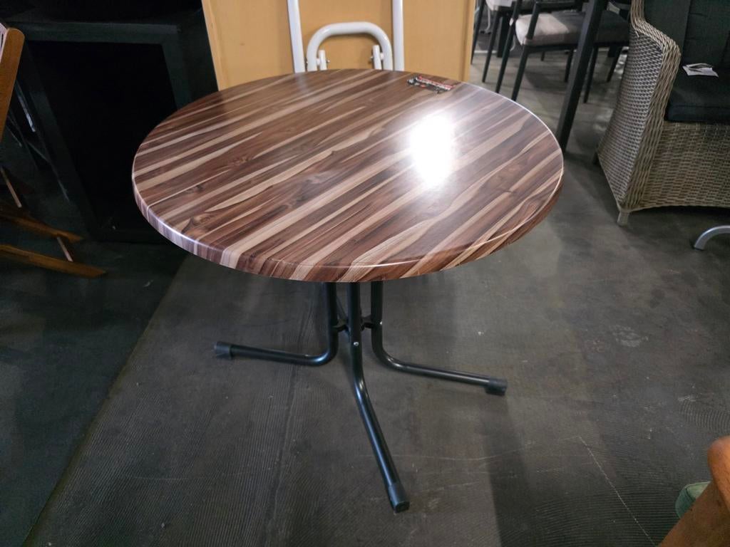 Tuintafel bistrotafel bistro terras houtlook tafel 80 cm, Ophalen of Verzenden, Nieuw