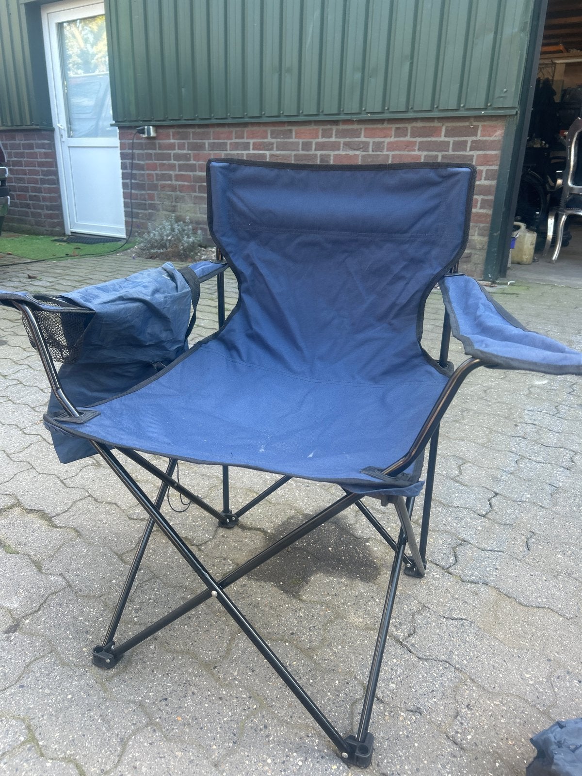 4 Opvouwbare campingstoel - Blauw, Z, Gebruikt, Z, Z