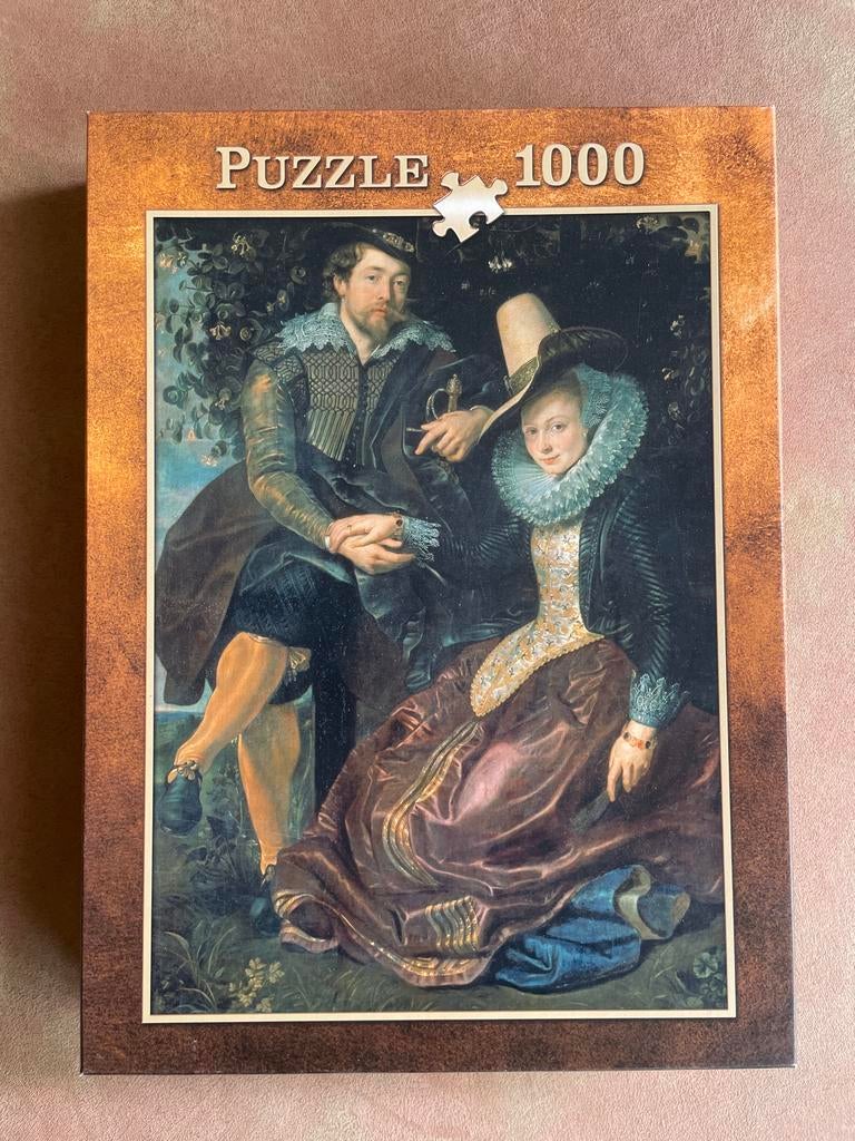 Legpuzzel 1000 stukjes - Rubens en Isabella Brant, Ophalen of Verzenden, 500 t/m 1500 stukjes, Zo goed als nieuw
