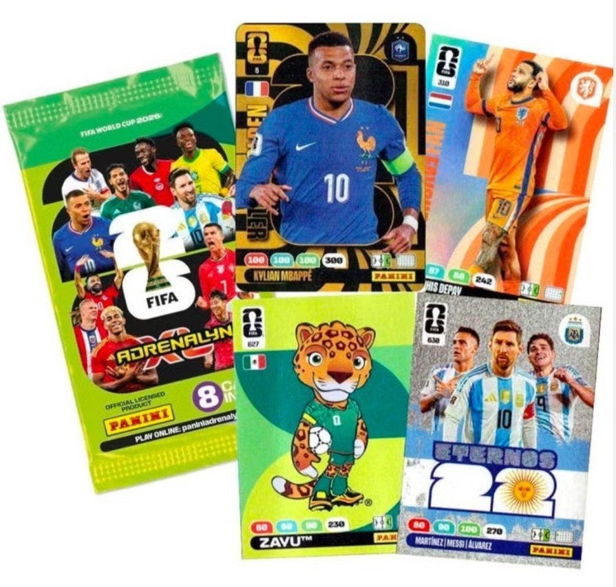 Panini Adrenalyn WK 2026 plaatjes (geen stickers!), Ophalen of Verzenden, Zo goed als nieuw, Meerdere plaatjes