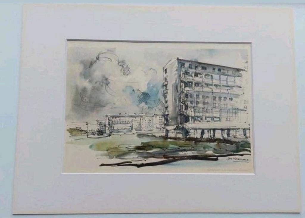 Jan Korthals .. Slotervaart/ flat Sloterhof ... Amsterdam., Ophalen of Verzenden