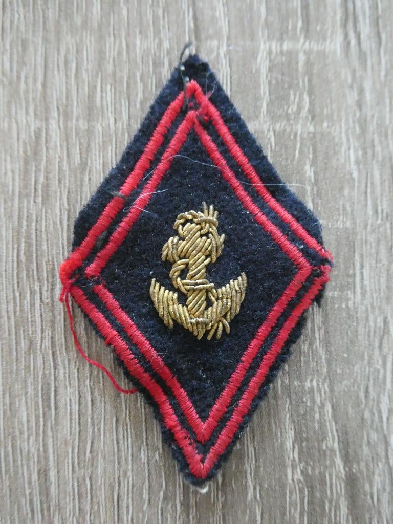 Frans Kraagembleem Koloniale troepen, van voor juni 1940, Verzamelen, Militaria | Tweede Wereldoorlog, Ophalen of Verzenden, Landmacht