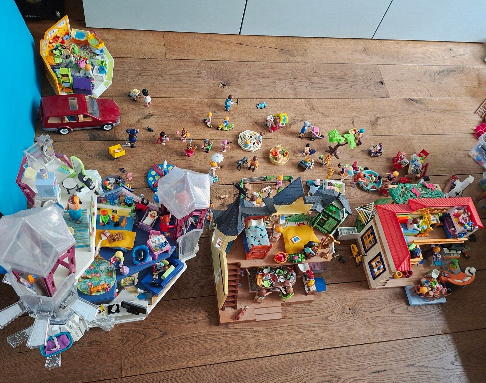 Playmobil paleis en huizen (groot pakket), Ophalen, Gebruikt, Complete set, Overige typen