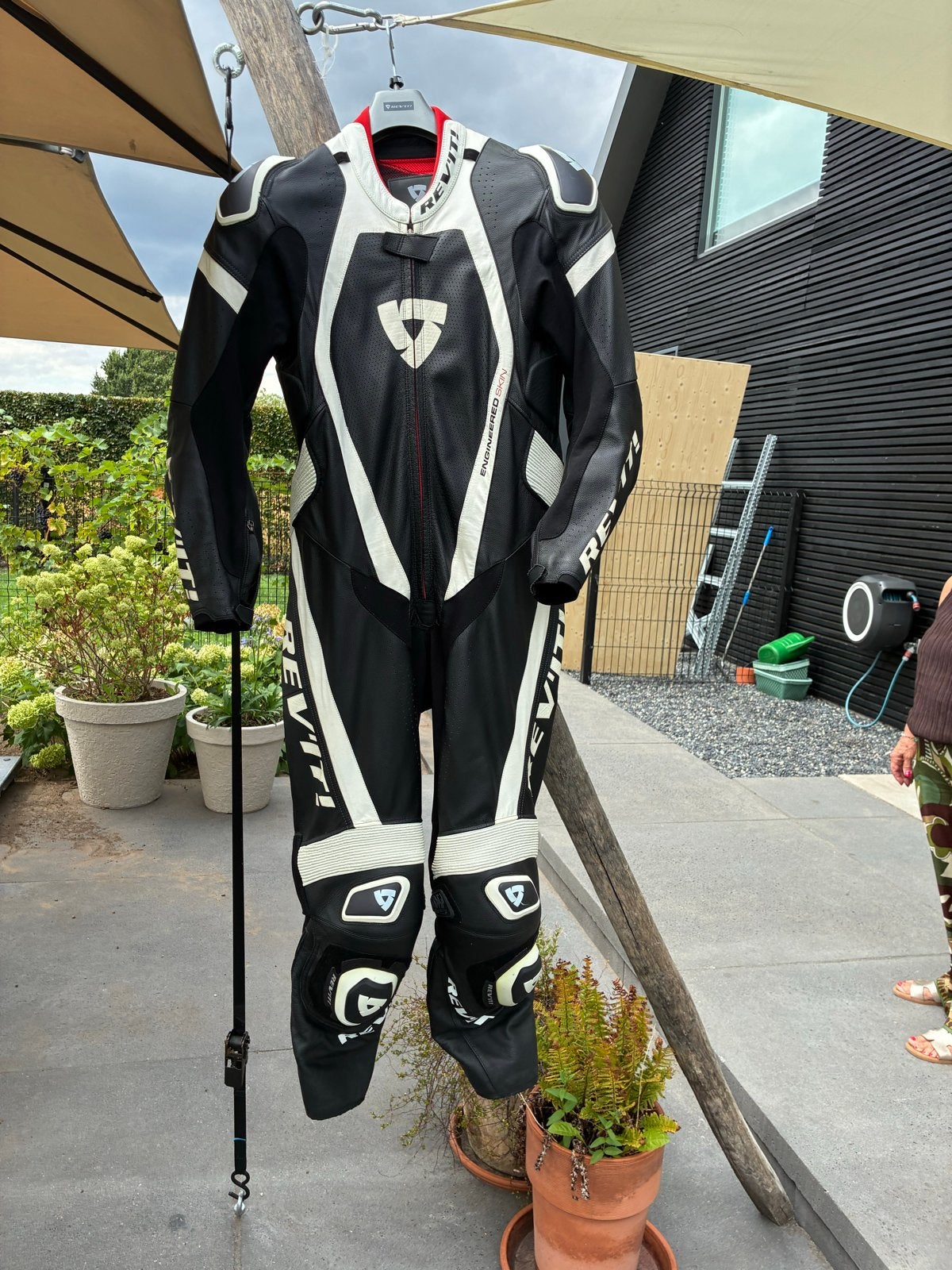 Revit motoroverall ES maat 50 z.g.a.n., Motoren, Ophalen of Verzenden, Tweedehands, Heren, Overall