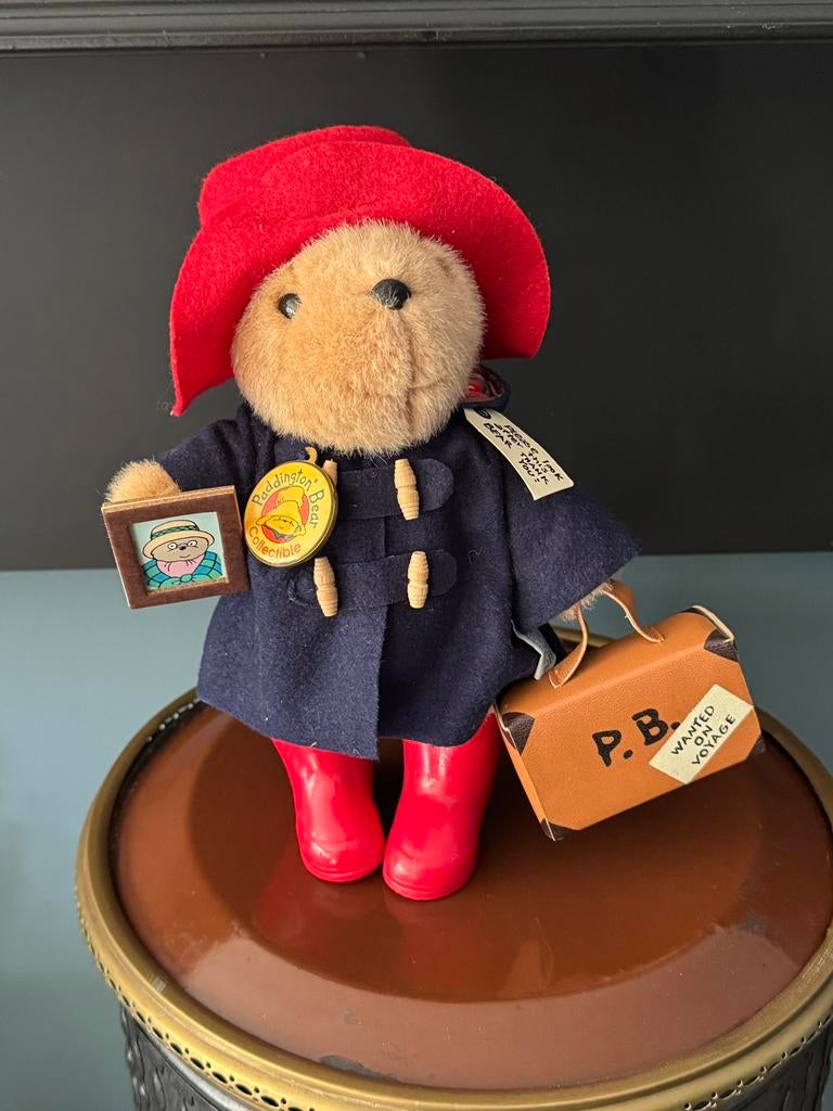 Zeer compleet (Vintage) Beertje Paddington, hoogte: 28 cm., Verzamelen, Beren en Cherished Teddies, Ophalen of Verzenden, Zo goed als nieuw