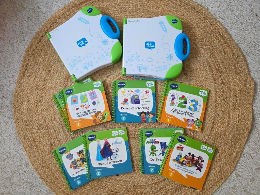2x Vtech MagiBook met 8 boekjes erbij, Kinderen en Baby's, Speelgoed | Vtech, Ophalen of Verzenden, Gebruikt, 4 tot 6 jaar