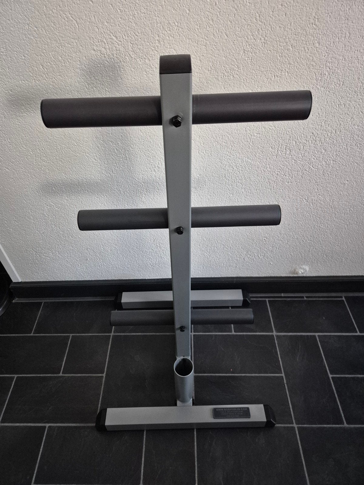 Plate Tree / Body-Solid / Olympic & Bar Holder, Sport en Fitness, Fitnessmaterialen, Ophalen, Zo goed als nieuw, Halterschijven