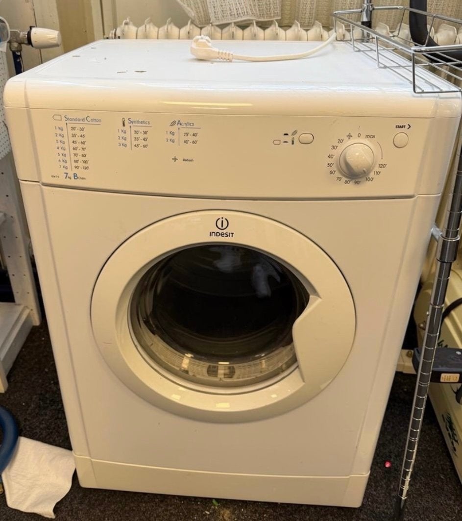 Indesit Wasmachine - Voorlader 7kg, Ophalen, 6 tot 8 kg, Voorlader, 85 tot 90 cm