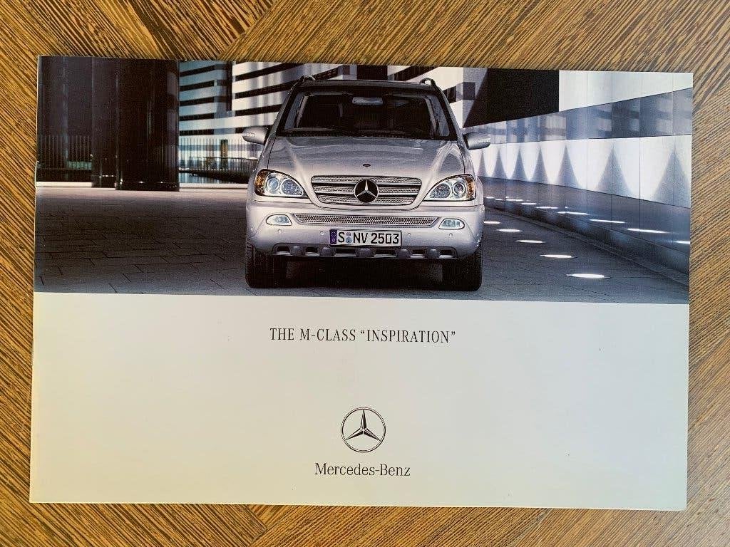 Brochure folder Mercedes-Benz M-klasse W163 Inspiration 2002, Nieuw, Mercedes-Benz, Mercedes, Ophalen of Verzenden
