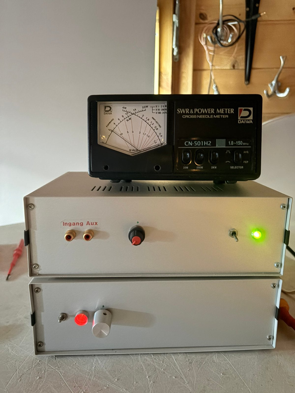 FM zender set 20W stereo (zeer netjes), Ophalen of Verzenden, Zo goed als nieuw, Zender