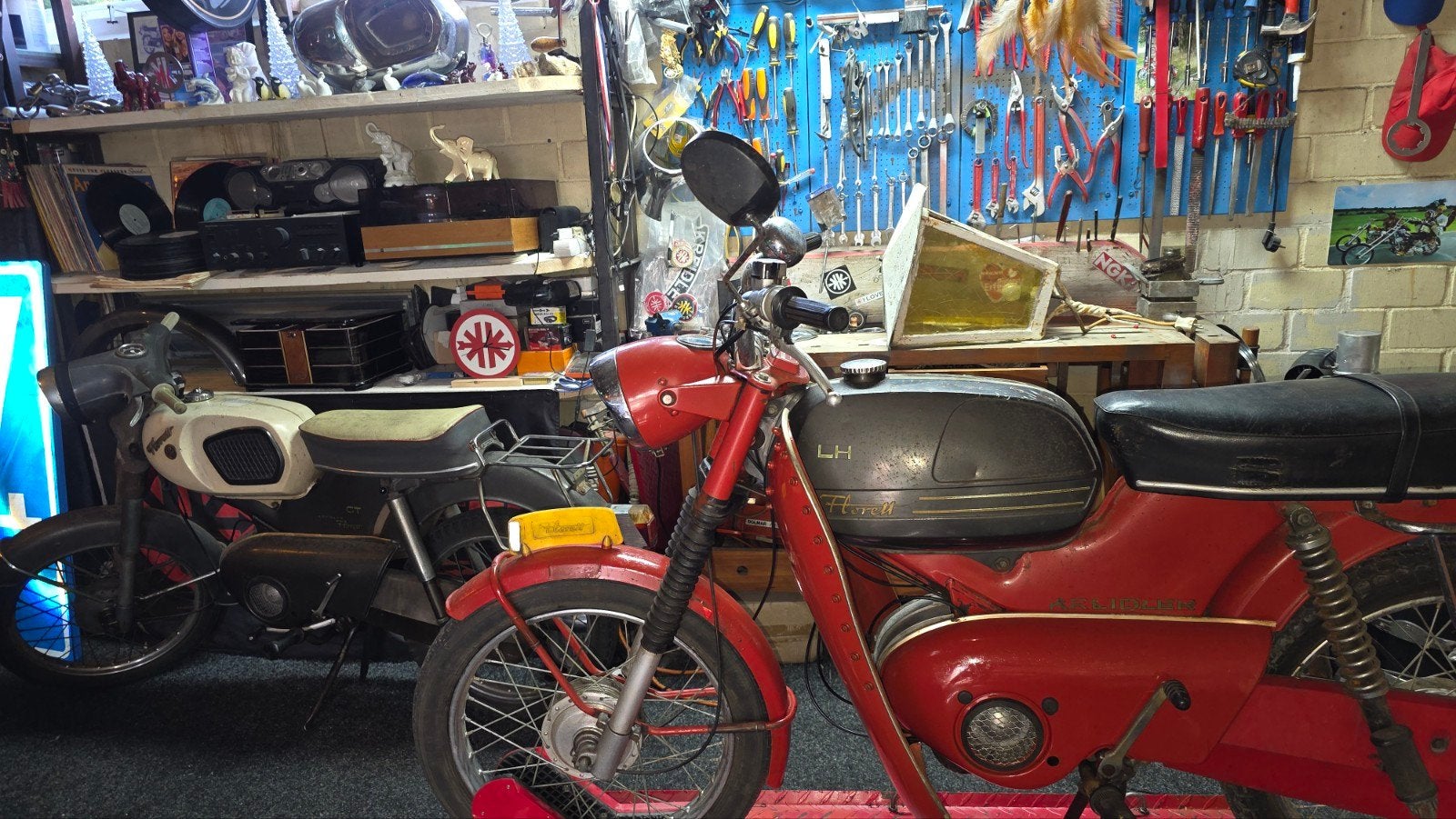 Kreidler hondekop GT 5 voet versnellingen .platina uitvoerin, Ophalen of Verzenden