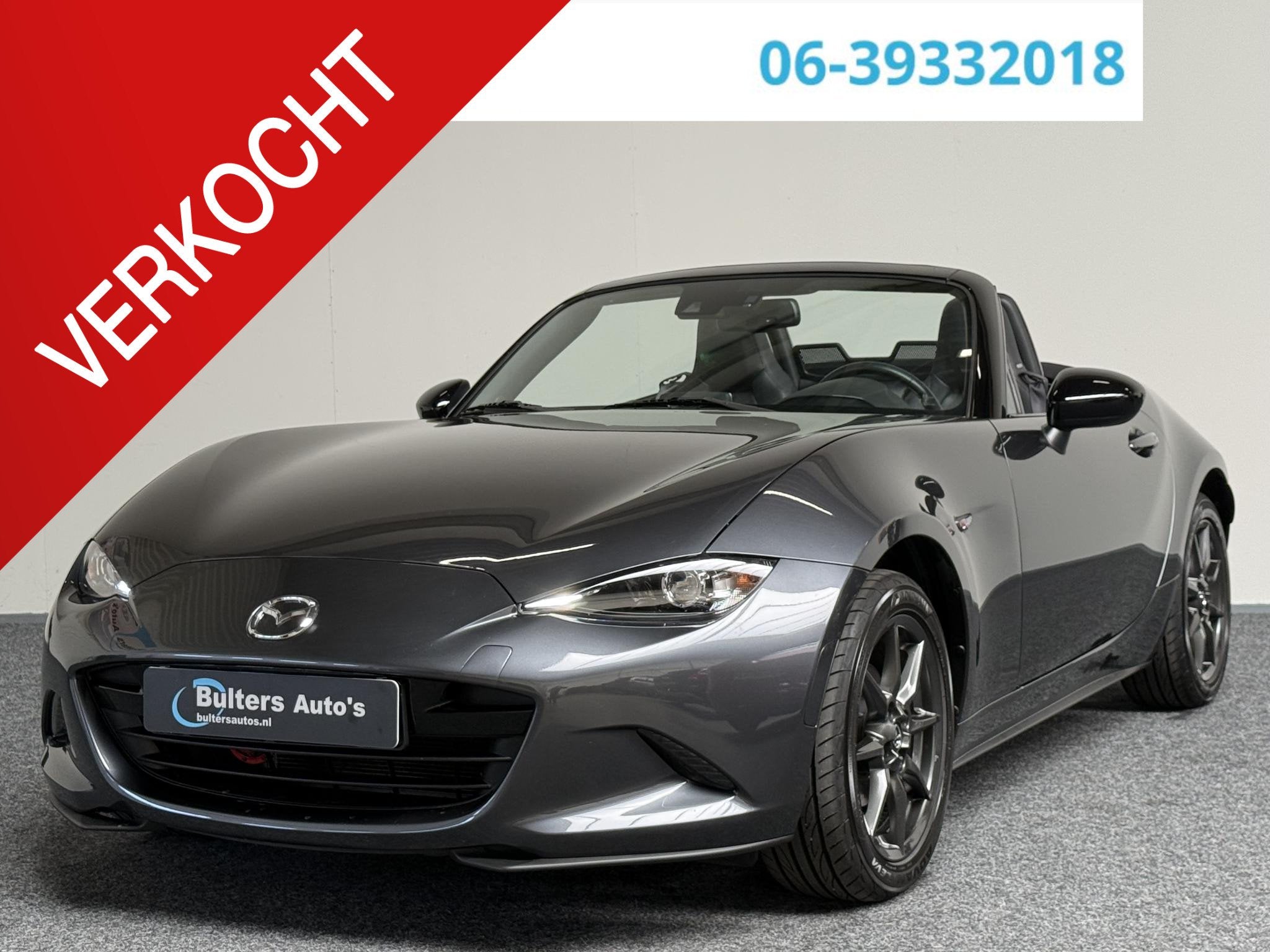 Mazda MX-5 1.5 SkyActiv-G 131 GT-M | LEDER | PDC | BOSE, Dealer onderhouden, Achterwielaandrijving, Gebruikt, 4 cilinders