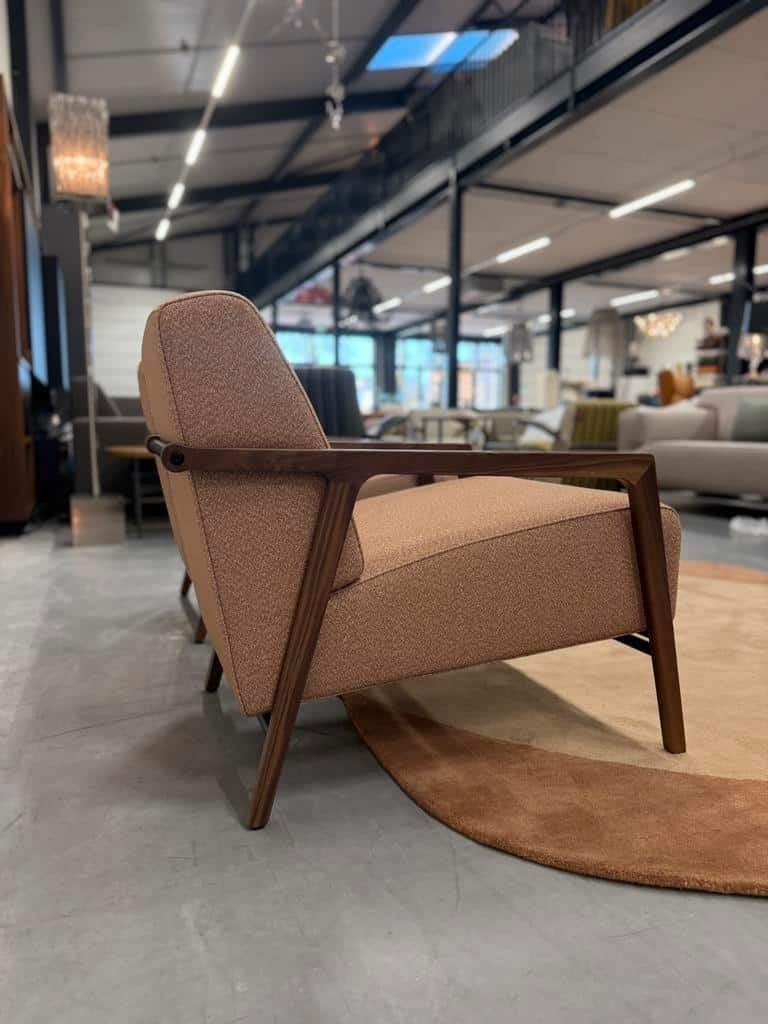 2 Nieuw Harvink Splinter Fauteuil Twinwool Stof design Stoel, Harvink, Info@harvink.nl, Nieuw, 75 tot 100 cm