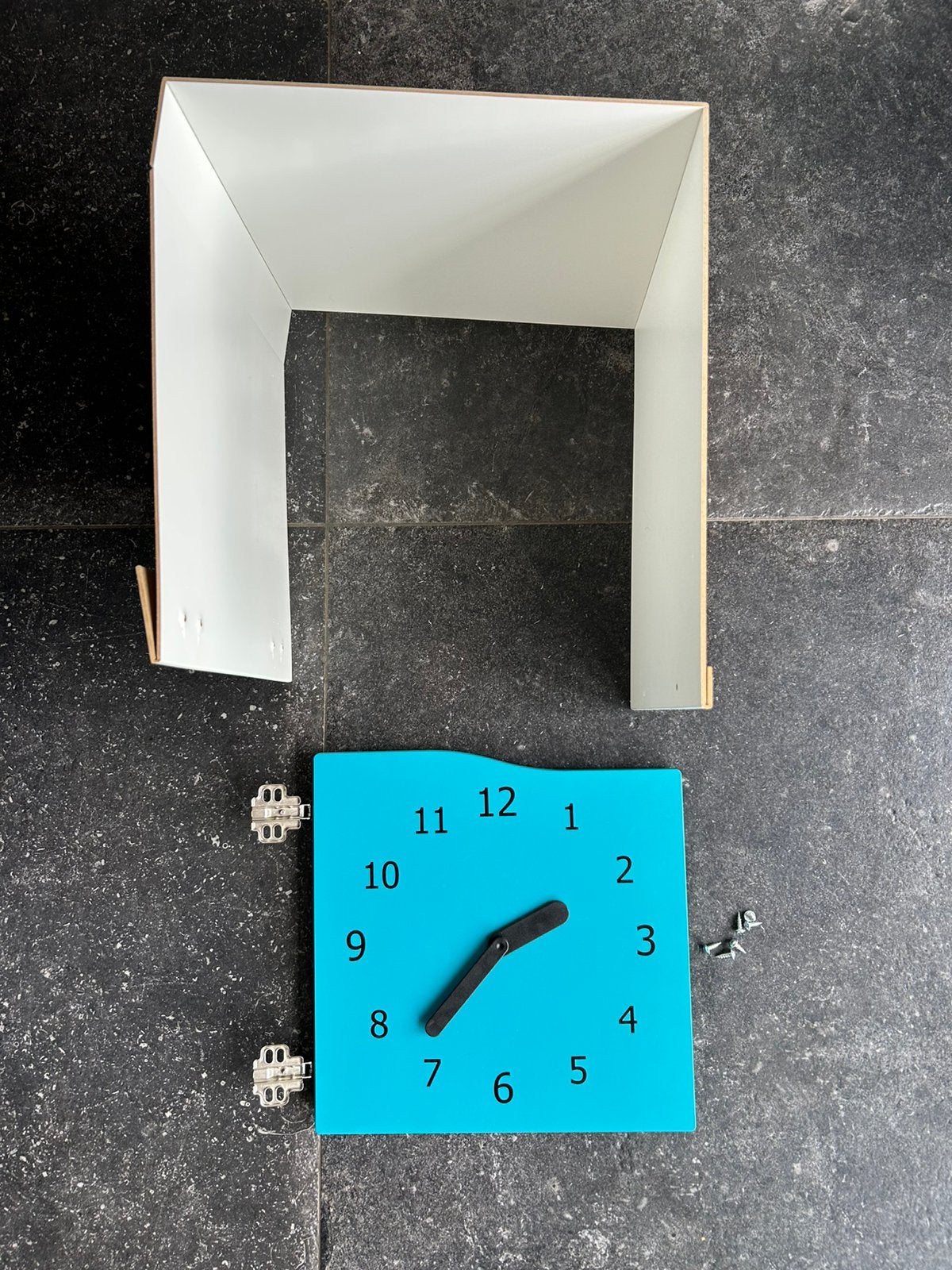 Inzet met klok Ikea voor kallax kast, Huis en Inrichting, Kasten | Boekenkasten, Minder dan 50 cm, Ophalen of Verzenden, Zo goed als nieuw