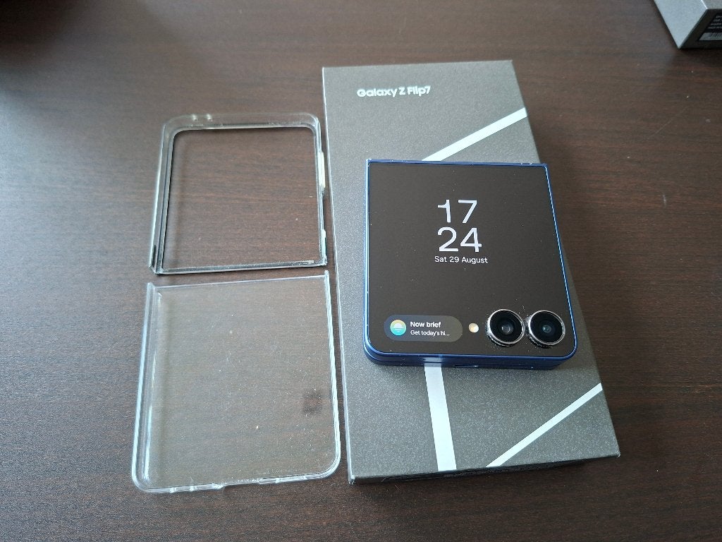 Samsung Galaxy Z Flip 7 - Goede staat | Blauw compleet +case