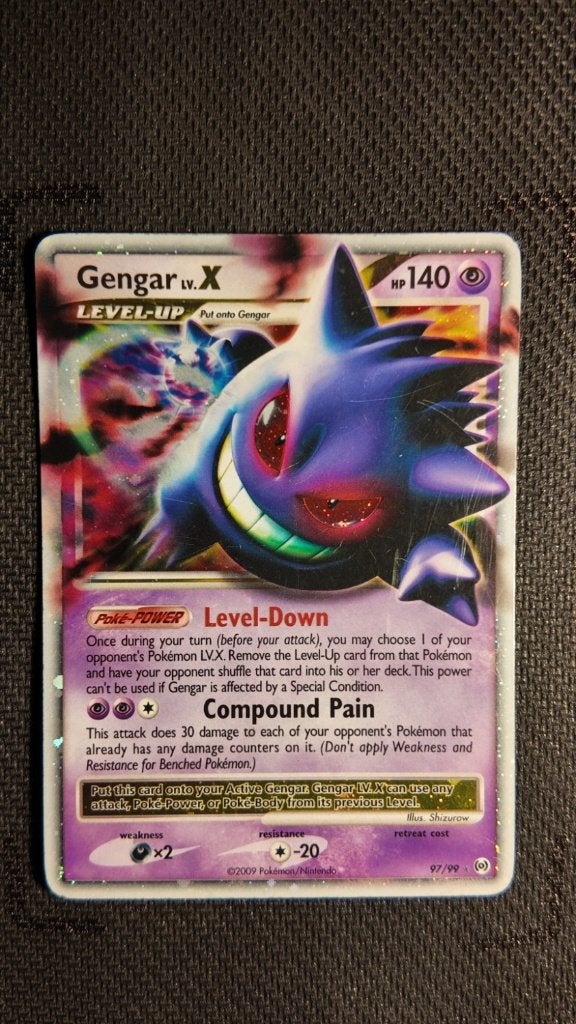 Gengar LV.X 97 Arceus | Pokemon kaart, Ophalen, Zo goed als nieuw, Losse kaart, Foil