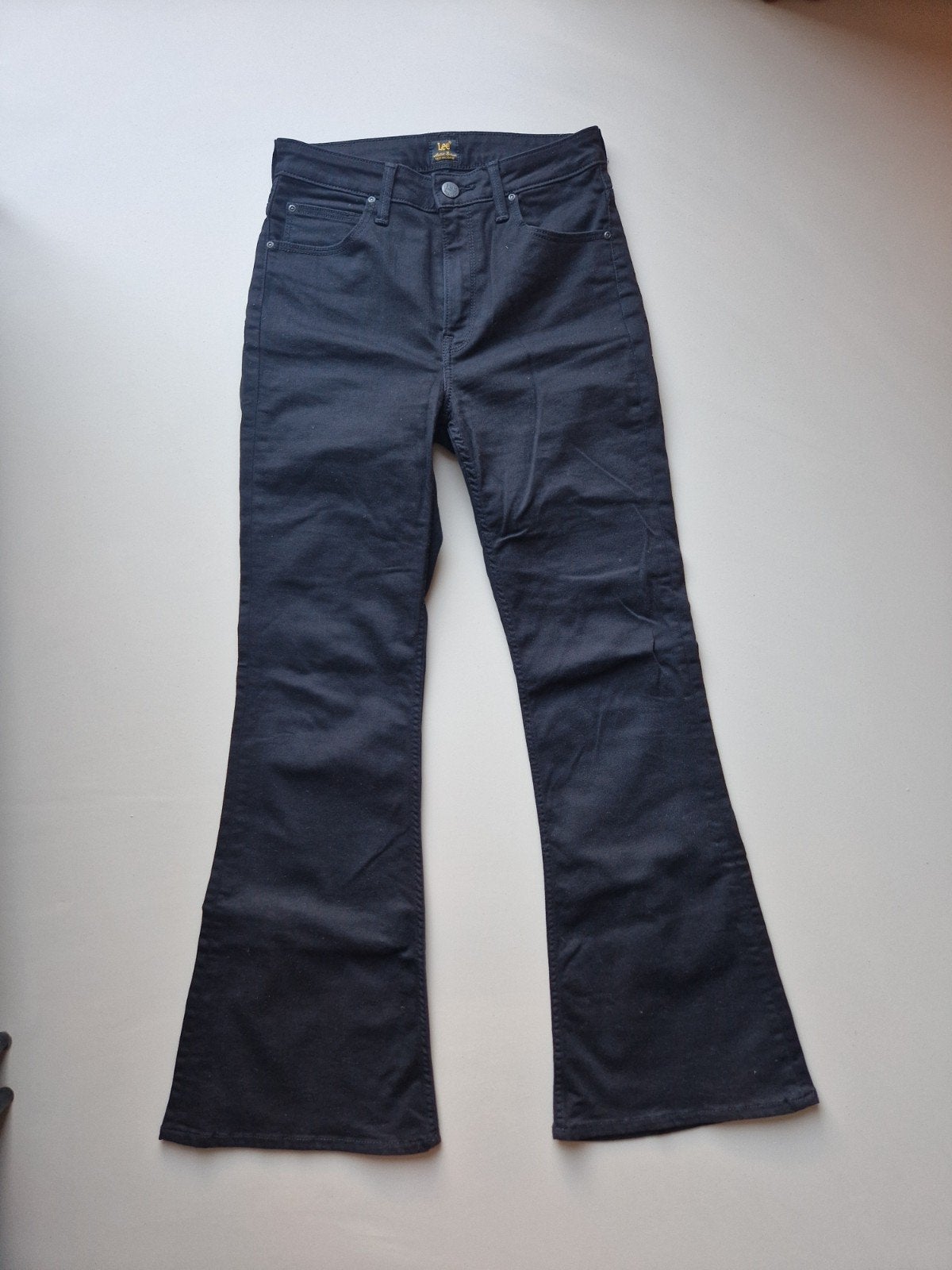 Lee Flare Jeans Zwart - Maat 36 (S), Zwart, Ophalen of Verzenden, Zo goed als nieuw, Lee