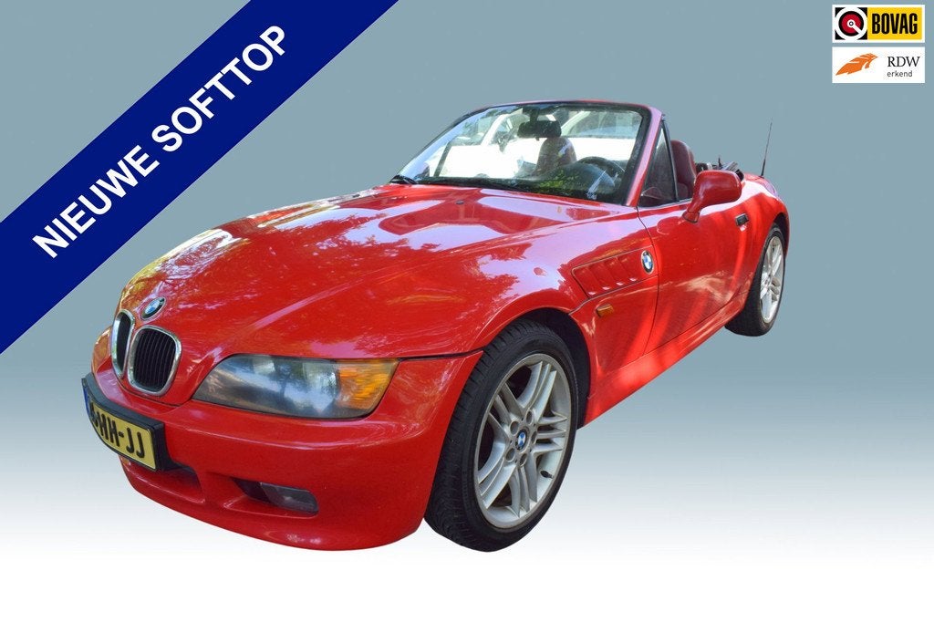 BMW Z3 Roadster 1.9 Nieuwe Softtop Inclusief Hardtop, Auto's, BMW, Achterwielaandrijving, Gebruikt, 4 cilinders, Cabriolet