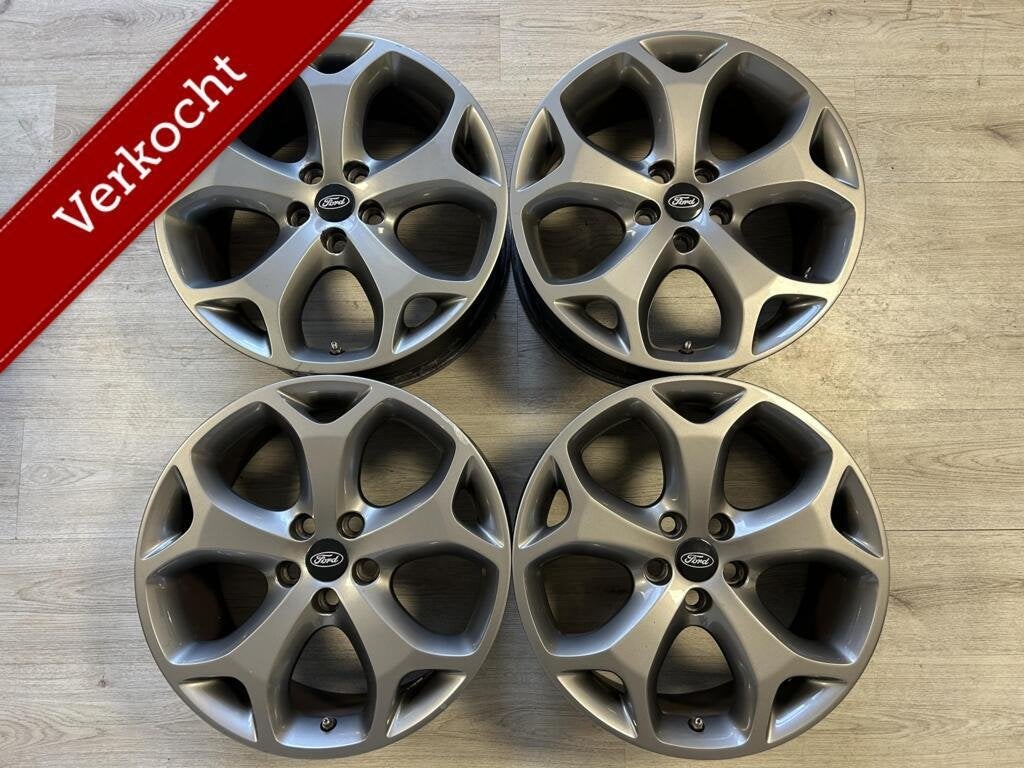 Originele Ford Focus ST Mondeo S-Max 18inch 5x108 velgen, Auto-onderdelen, Banden en Velgen, Ophalen, 18 inch, Gebruikt, Velg(en)