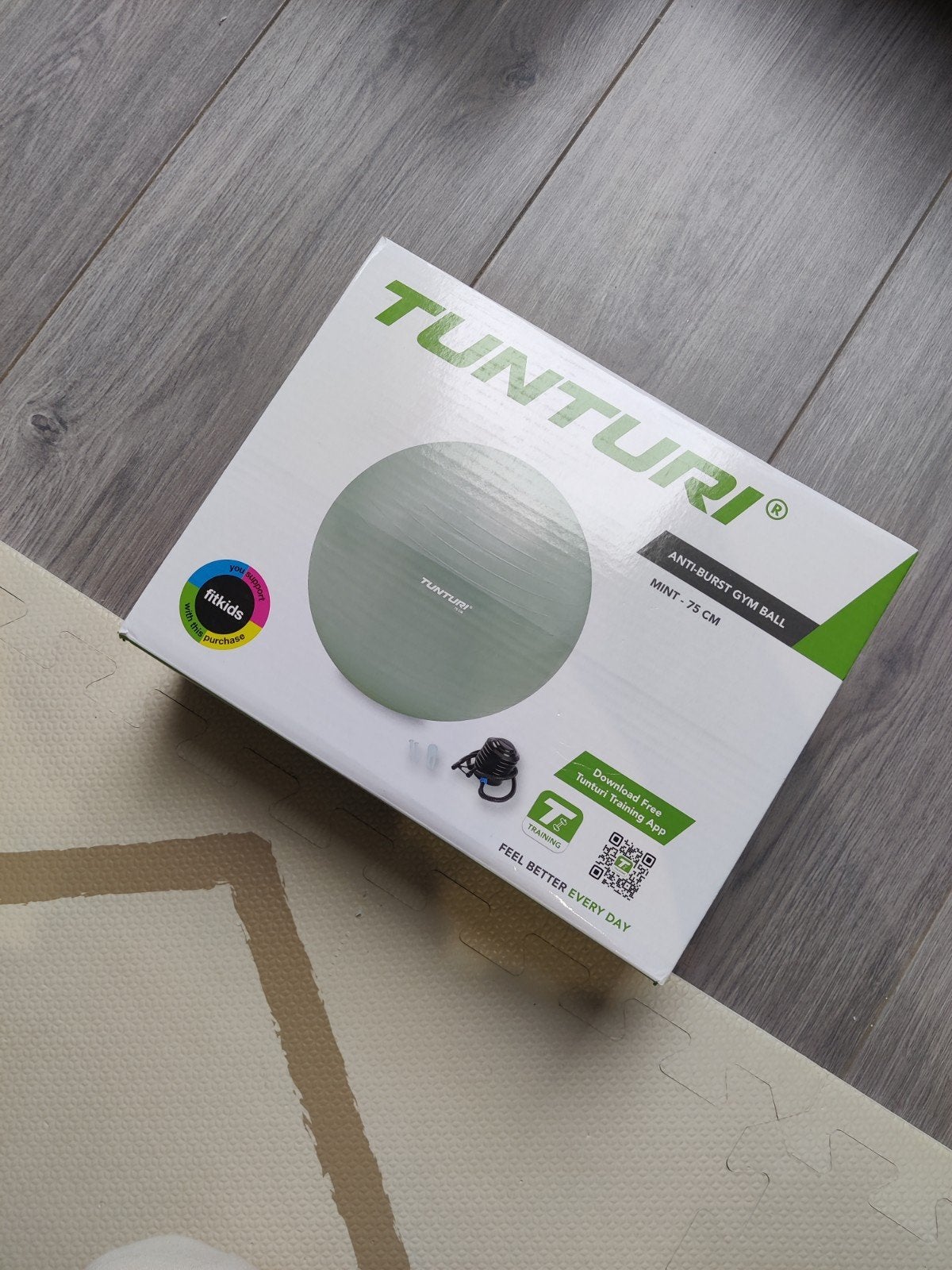 Tunturi anti-burst gymbal / zwangerschapsbal, Ophalen, Gebruikt, Buik, Fitnessbal