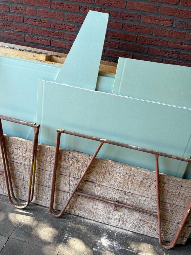 Knauf geimpregneerde Gipsplaten badkamer - 5 m2, Ophalen, Gebruikt, Overige materialen, Minder dan 20 mm