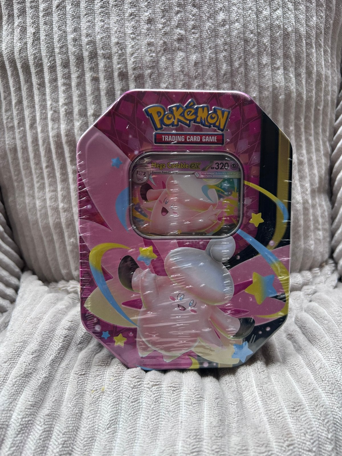 Pokemon Mega Moonlit Tin Clefable, Ophalen of Verzenden, Nieuw