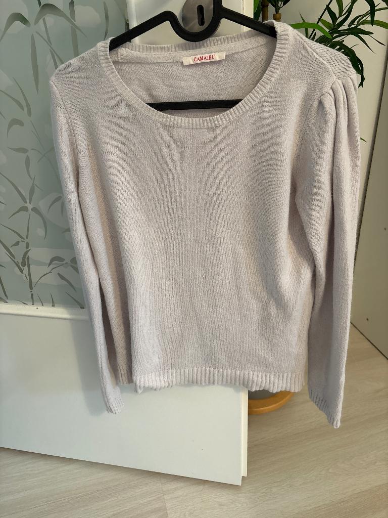 Sweater, Ophalen, Onbekend, Wit, Zo goed als nieuw