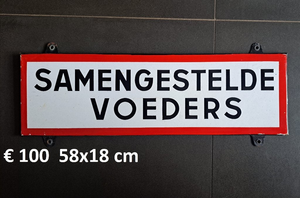 emaille metalen borden blikken olie reclame, Ophalen of Verzenden, Gebruikt, Reclamebord