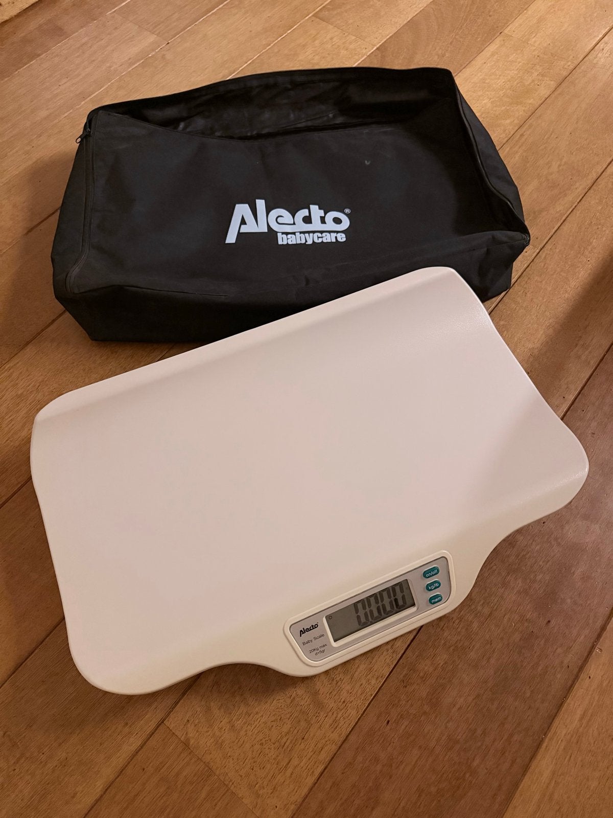 Alecto BC-20 Babyweegschaal met draagtas, Kinderen en Baby's, Ophalen of Verzenden, Zo goed als nieuw