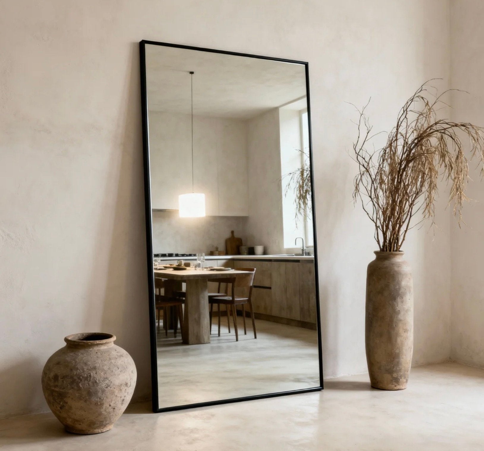 Nieuwe luxe rechthoekige spiegel 180 x 100 cm, Ophalen, Nieuw, 75 tot 100 cm, 150 tot 200 cm