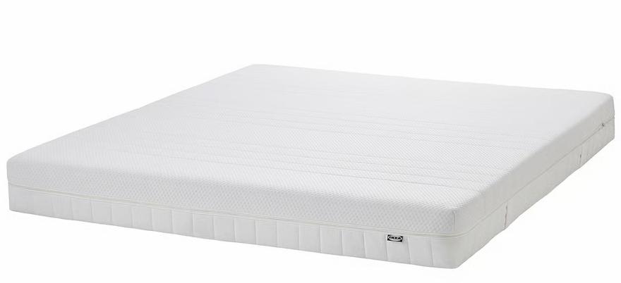 Ikea Mattress Akrehamn medium firm/white mattress, Huis en Inrichting, Slaapkamer | Matrassen en Bedbodems, Zo goed als nieuw