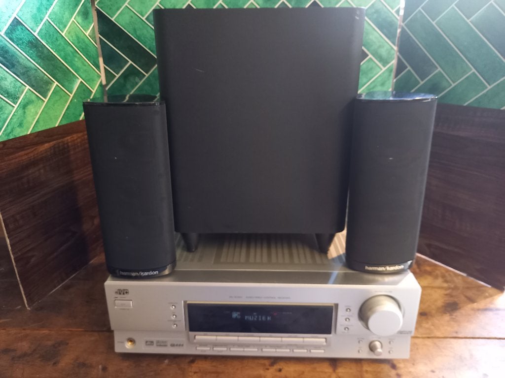 JVC RX 5032v en een HARMAN KARDON set, Ophalen, Gebruikt, JVC, 70 watt of meer