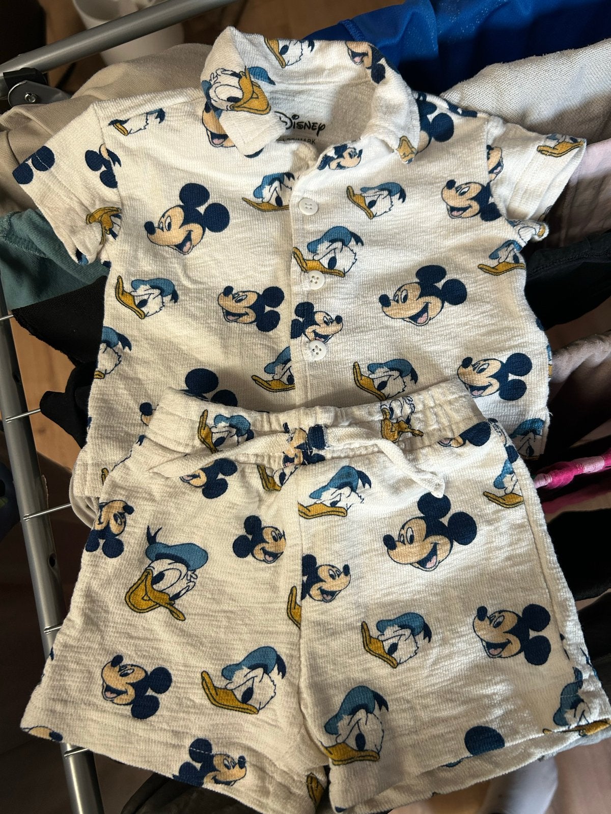 Schattig Donald Duck setje voor baby jongen - Maat 62, Kinderen en Baby's, Babykleding | Maat 62, Ophalen of Verzenden, Zo goed als nieuw