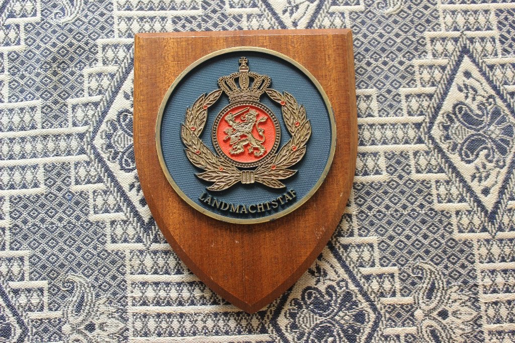 wapenschildje  landmachtstaf, Verzenden, Landmacht, Nederland, Embleem of Badge