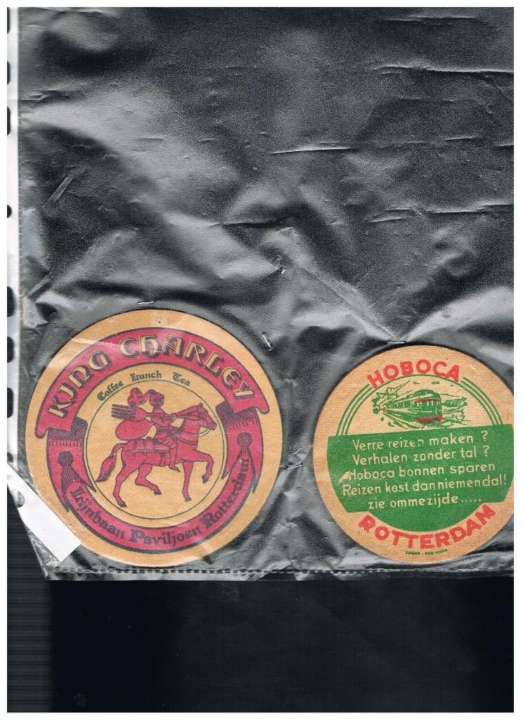 ZEER OUDE BIERVILTJES ROTTERDAM, Verzamelen, Verzenden, Zo goed als nieuw, Viltje(s), Overige merken