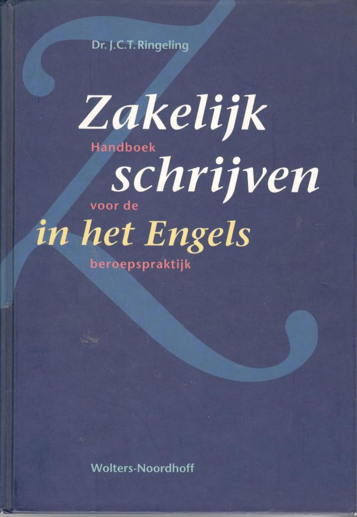 Ringeling - Zakelijk schrijven in het Engels., Ophalen of Verzenden, Alpha, Zo goed als nieuw, HBO