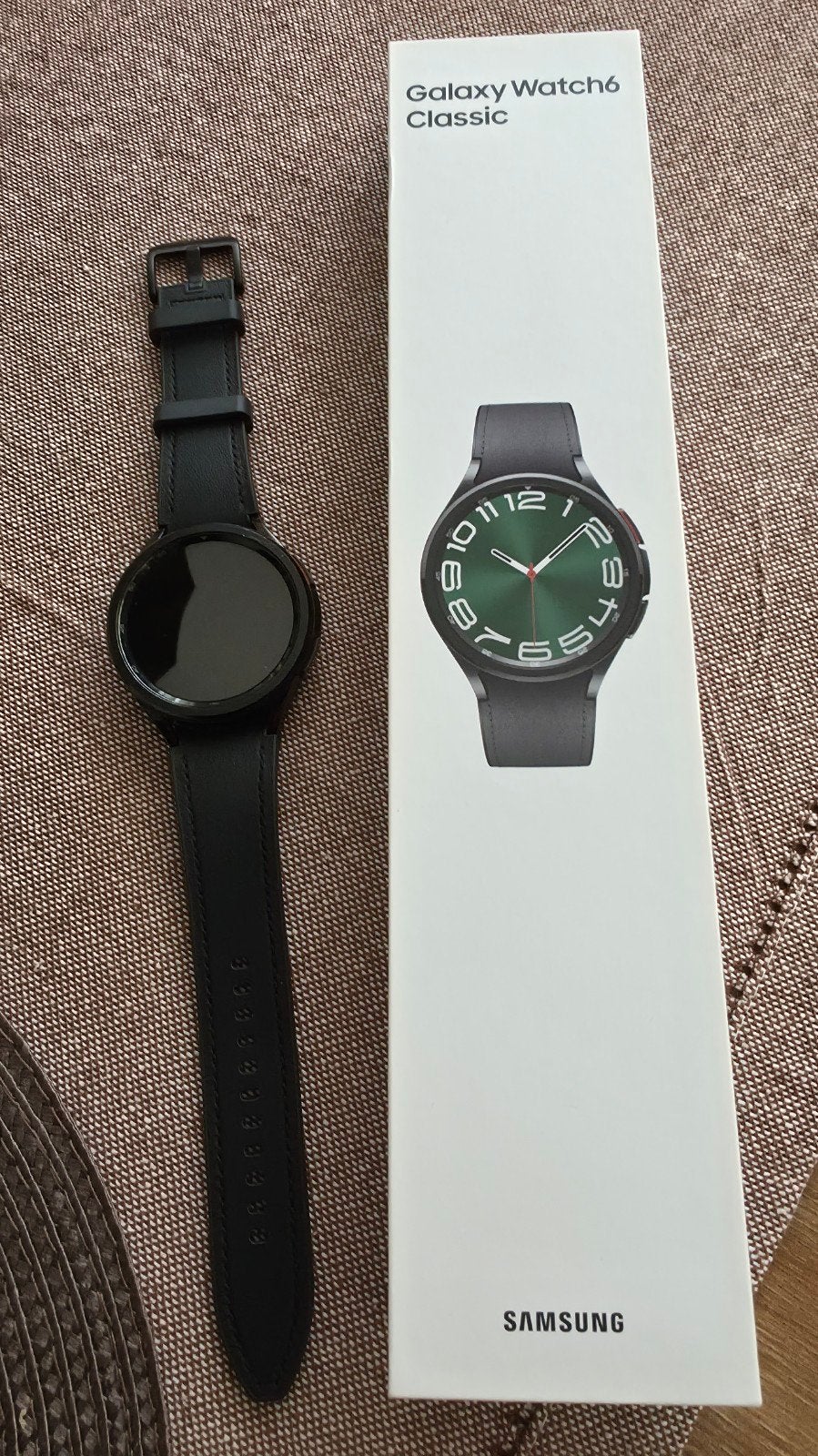 Te koop : Samsung Galaxy Watch 6 Classic 47mm., Sieraden, Tassen en Uiterlijk, Smartwatches, Ophalen, Zo goed als nieuw, Zwart