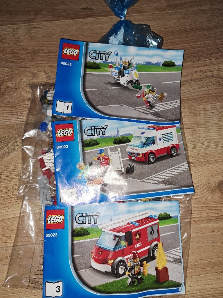 lego Politie, brandweer, ambulance 60023, Ophalen, City, Lego, Nieuw
