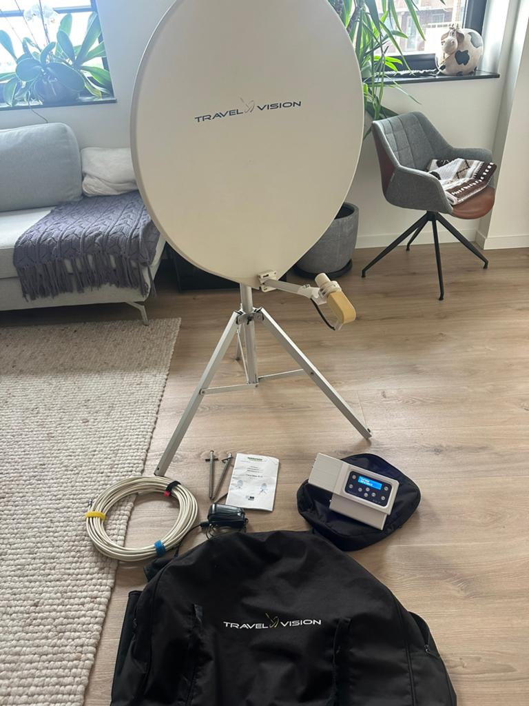 Travelvision R7 Automatische Schotel, Audio, Tv en Foto, Schotelantennes, Ophalen of Verzenden, Gebruikt, (Schotel)antenne