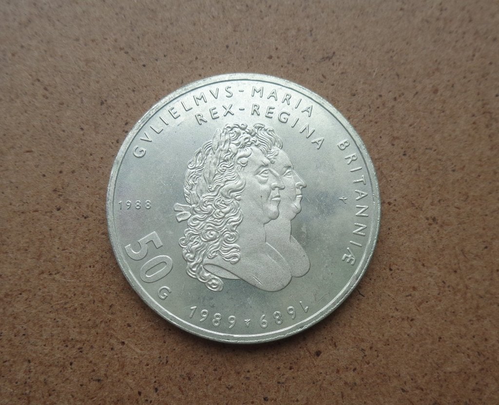 zilveren 50 gulden munt [503], Verzenden, Koningin Beatrix, Zilver, Losse munt