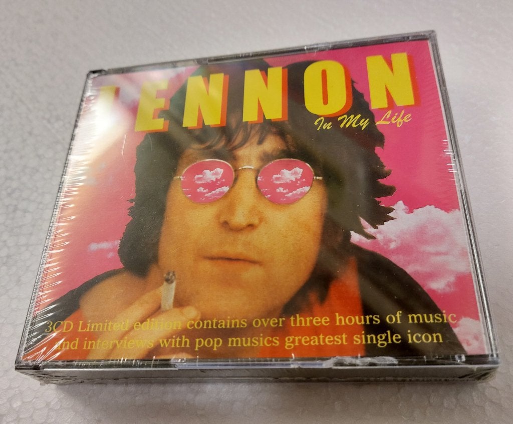 John Lennon 3CD set fatbox In my Life Interviews Beatles, Boxset, Speciale editie, Nieuw in verpakking, Verzenden