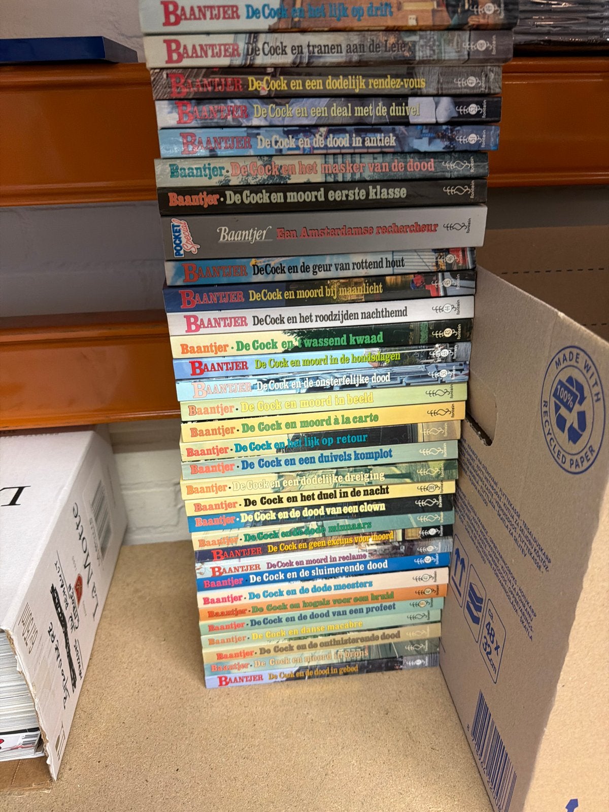 Grote collectie Baantjer boeken - De Cock serie 32 stuks, Ophalen, Gelezen