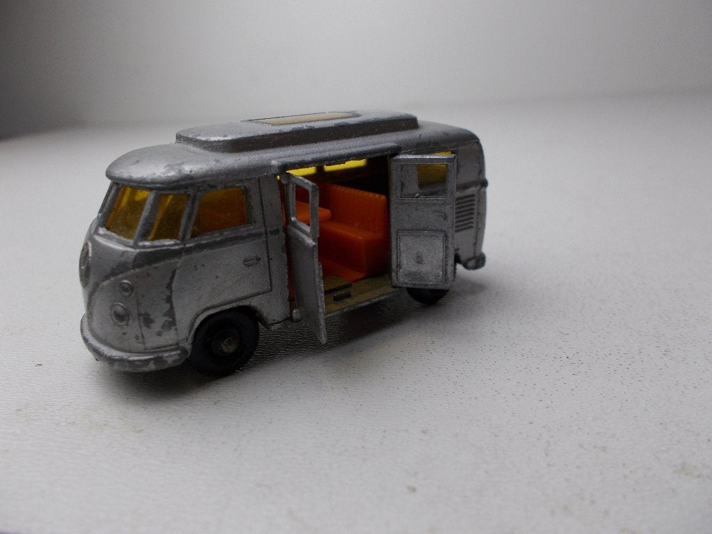 1967 Lesney Matchbox No. 34 VOLKSWAGEN CAMPER +DEURTJES! (B), Ophalen of Verzenden, Gebruikt, Auto, Lesney