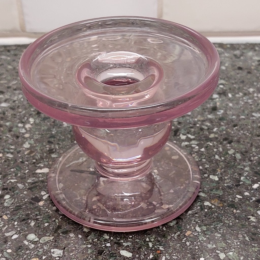 Ambiente kaarshouder - kandelaar - roze, Nieuw, Ophalen of Verzenden, Glas, Roze