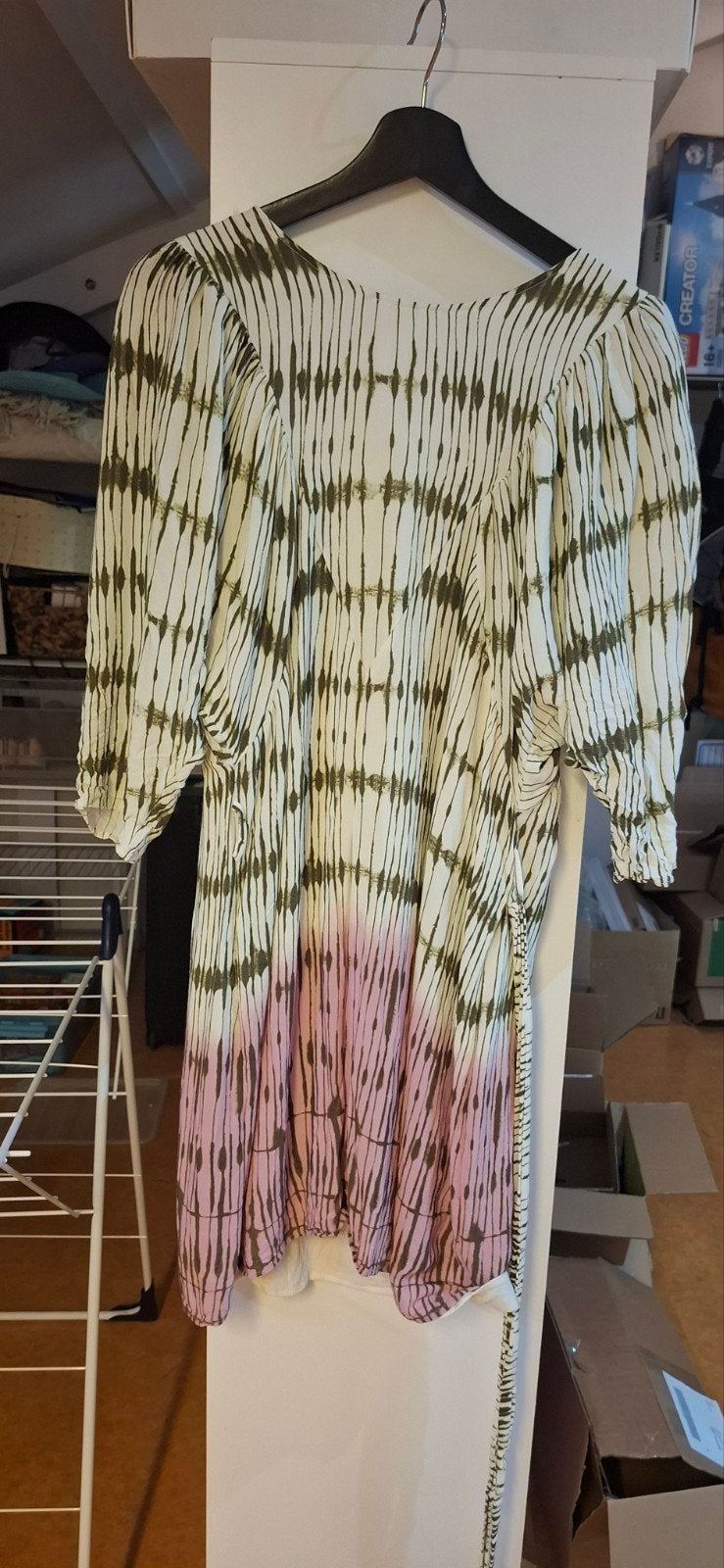 Freebird Brooklyn jurk - Tie-dye viscose, Meerkleurig, Maat 42/44 (L), Ophalen of Verzenden, Zo goed als nieuw
