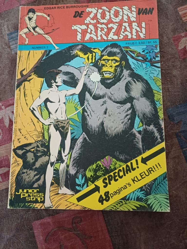DE ZOON VAN TARZAN, deel 2, Eén comic, Ophalen of Verzenden, Europa